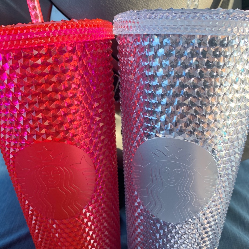 Starbucks studded cups
